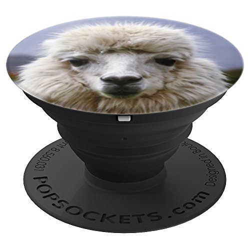 Funny Llama Gift Popsockets Grip Photo Llama Phone Accessory – PopSockets Grip and Stand for Phones and Tablets