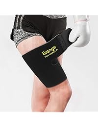 Biange Premium Thigh Trimmers for Weight Loss Thigh Slimmer Wraps Leg Sweat Bands Thigh Toner Trainer Slimming Belt for Women & Men (One Pair)