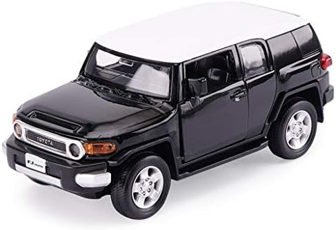 RENJUN Car Model Car 1:32FJ CRUISER Simulation Alloy Die-casting Toy Jewelry Sports Car Collection Jewelry 13.5x5.5x5CM car model (Color : Black)