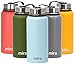 MIRA 32 oz Stainless Steel Vacuum Insulated Wide Mouth Water Bottle | Thermos Keeps Cold for 24 hours, Hot for 12 hours | Double Wall Powder Coated Travel Flask | Pearl Blue