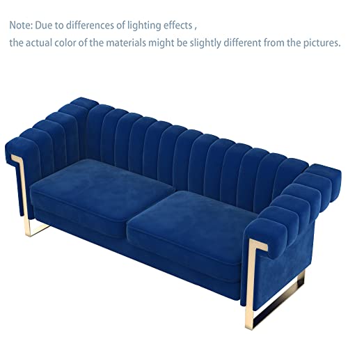 MGH Modern Velvet Sofa,Collection Contemporary Velvet Upholstered Sofa