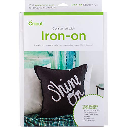 Cricut 2003672 Iron On Starter Kit,4-Pack