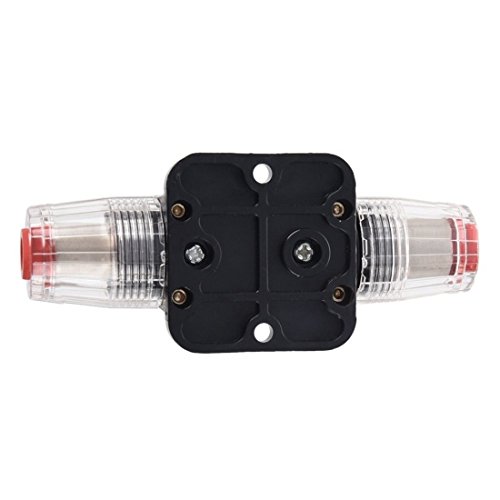 Car Audio Inline Fuse Breaker - 100A Reset Circuit Breaker Fuse Holders for Stereo Switch System Protection 12V-24V DC