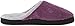 Isotoner Women's Microterry Wider Width Clog Slippers, Violet, Large/8.5-9 M US