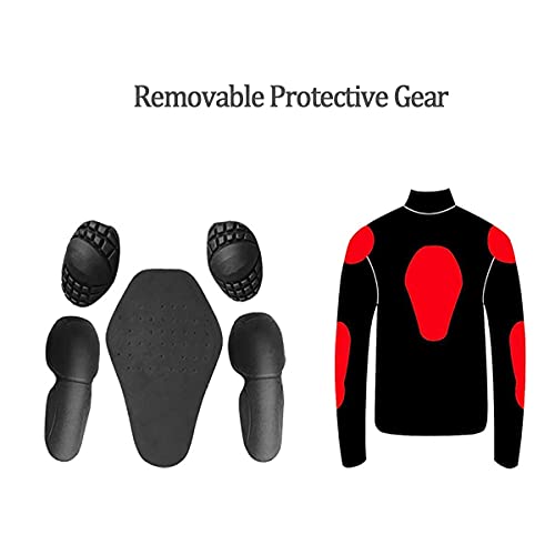 Heren motorrijjas vier seizoenen ademende motorjas - Afbeelding 4