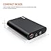 EHOOM 10000mAh QC 3.0, Type-C/USB-C Power Bank High-speed Charging 3-Ports Output Portable Charger External Battery Pack