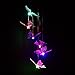 Yeyo Butterfly Color Changing Solar Light Wind Chimes LED Multi-Color Solar Mobiles Wind Spinner Night Light