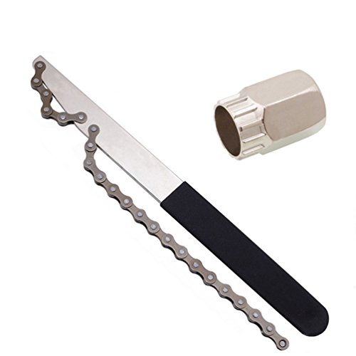 RUNACC Cycling Cassette Removal Tool Kit Bicycle Sprocket and Freewheel Remover Set Bike Chain Tools Kit