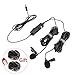BOYA BY-M1DM 4m Dual-Head Lavalier Lapel Clip-on Microphone for iPhone Samsung OnePlus 7 Pro Smartphones Canon Nikon DSLR Cameras Camcorders Audio Recorder w 2 pcs Free Fur Windshield - Updated BY-M1