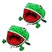 SUSHAFEN 2 Pcs Frog Coin Wallets Frog Coin Purse Headset Bag Cartoon Animal Wallet Coin Bag Coin Pouch Key Credit Card Holder Novelty Toy School Prize Gifts Christmas Gift