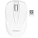 Macally 2.4G Wireless Mouse with USB Dongle Nano Receiver - Portable Mobile Optical 1000 DPI Cordless RF Mice for Computer, Laptop, Notebook, Apple Mac MacBook, Windows PC - White (RFTURBO)