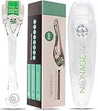 Derma Roller Needle Skin & Face Care - Premium Quality Home Use - Facial Titanium 540 Micro Needles / 0.25 mm | Perfect Microneedle Beauty Massage Tool - Microneedling Dermapen