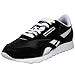 Reebok Women's Classic Nylon Sneaker, Classic Black/White, 8