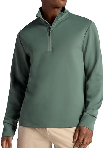 Core 365 Men's Techno Lite Three-Layer Knit Tech-Shell Quarter-Zip