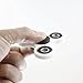Yomaxer Tri-Spinner Fidget Toy 3D Printing EDC Focus Toy for Killing Time (White)
