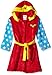 Wonder Woman Girls' Big WW Hooded Robe, red, Small