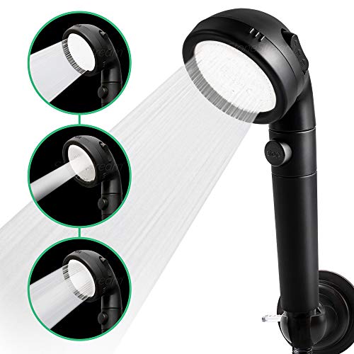 Original StoneStream® EcoPower High Pressure Matte Black Shower Head