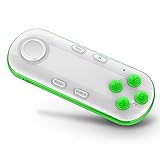 VR Contoller,Loietnt Wireless Bluetooth Gamepad VR Remote for Compatible with 3D VR Headset Glasses, Android and PC for Playing 3D VR Games/Handheld Self Stick(White Contoller)