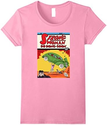 Womens Strong Woman Do Bong-Soon kdrama T-Shirt Medium Pink