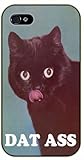 iPhone 6+ Plus Dat Ass Cat- black plastic case / Cats, Hipster
