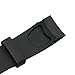 V-Moro for Samsung Galaxy Gear S2 Classic Band, Black Accessories Silicone Replacement Rubber Band for Gear S2 Classic Smart Watch SM-R732 and SM-R735 5.1-8.1 inches