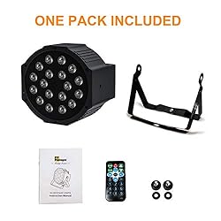 Missyee 18 RGB LED DJ Stage Uplight -DMX Control