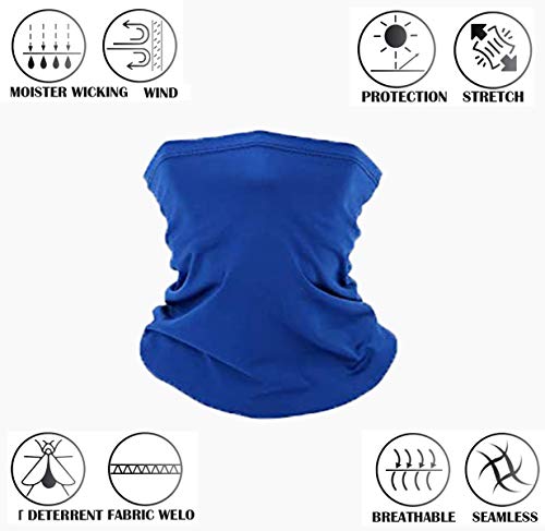 Balaclava Face Mask Sun UV Protection Neck Gaiter Face Mask Dust Wind Motorcycle Breathable Bandana Headwear Men Women