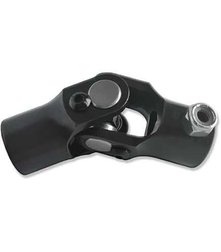 Gearhead Enterprises 3/4" DD X 17mm DD Steering Shaft U-Joint - Black, Universal
