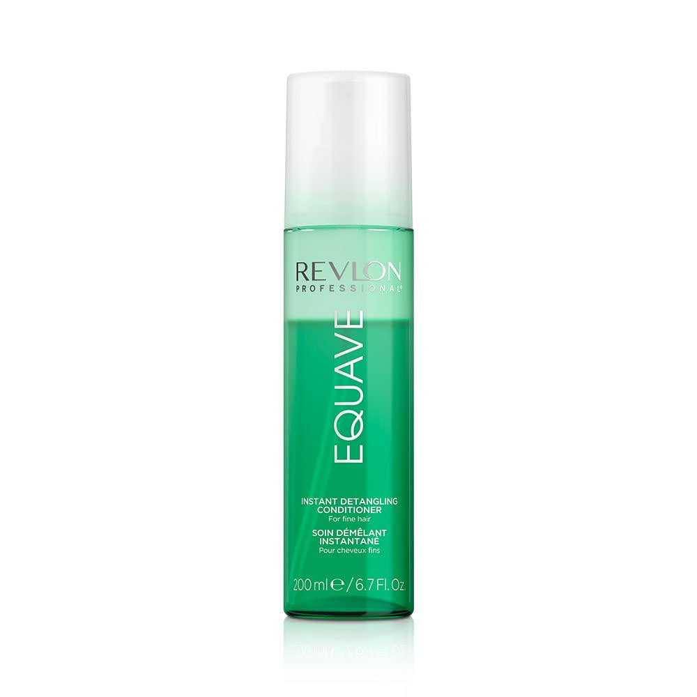 Revlon Professional Equave Instant Leave In Conditioner for Fine Hair, Lightweight Formula, (200ml) Volumises & Detangles, Unisex