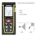 WOSPORTS Laser Measure, 196ft Laser Distance Meter with Bubble Level, 6 Units Transfer Room Measure Distance, Area, Volume and Pythagorean, Battery Included
