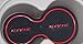 Cup Holder and Door Compartment Liners for Honda Civic 2017 2016 2018 17-pc Set (Red Trim)