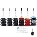BCH Dye Ink Cartridge Refill Kit for HP 21 56 27 60 61 62 63 64 65 92 94 96 901 74 XL 6-Bottle Combo: 3 x Black + 1 Each of Cyan Magenta Yellow ID30-KKKCMY