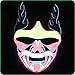 MuraK LED Party Light up Mask with Sound Active for Halloween Festival Rave