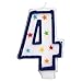 Amscan Candles, White/Blue