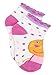 Peppa Pig Girls 6 pack Socks (2-4 Toddler (Shoe: 4-7), Pink/Multi Quarter)