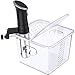Sous Vide Container Lid with Collapsible Hinge for Anova Precision Cookers, Fits 12, 18, 22 Quart Rubbermaid Container (Only Lid Included)