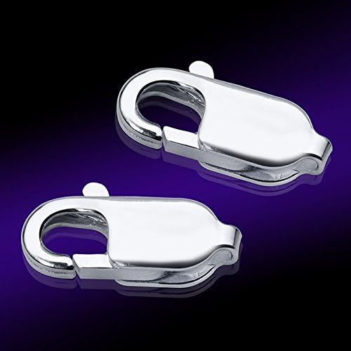 MATERIA Carabiner Clasp 10 x 18 x 4 MM 2.5 g for Bracelets / Necklaces, Jewellery Craft #Z13 - Image 3