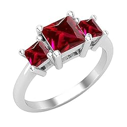 Dazzlingrock Collection Princess Lab Created Ruby