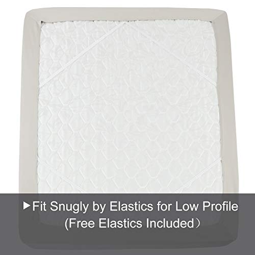 Box Spring Cover Thick & Opaque Stretch to Fit, Premium Sleek