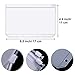 Yaomiao 30 Packs A6 Size 6 Holes Binder Pockets Plastic Binder Zipper Folders 6 Holes Zipper Loose Leaf Bags for Documents Notebooks Cards