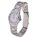 Casio Women's Sheen SHE4500D-7A Silver Stainless-Steel Quartz Watch with Silver Dial