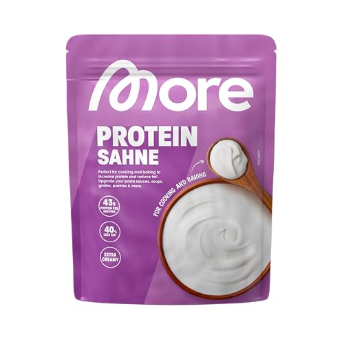 MORE Protein, Sahne, 750 g, mit Laktase, perfekt zum kochen & backen