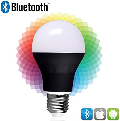 CLEARANCE: FiniLink Bluetooth Smart LED Full Color Light Bulb 7 Watt - Dimmable, Color Changing, Timer, LED Bulb