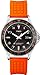 Timex Men's T2P031KW Ameritus Silver-Tone Watch with Orange Band