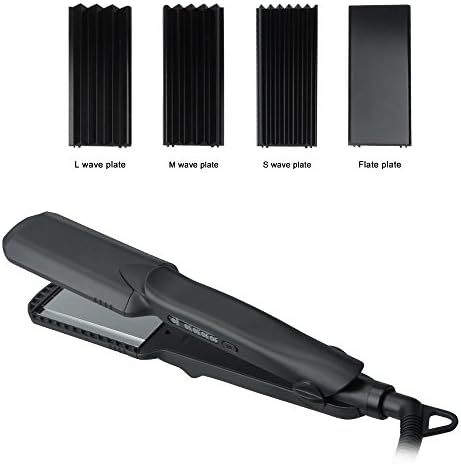Flat Iron, McDou 4 in 1 Titanium Hair Styling Tools Professional Fast Straight Wave Curl Tools Set