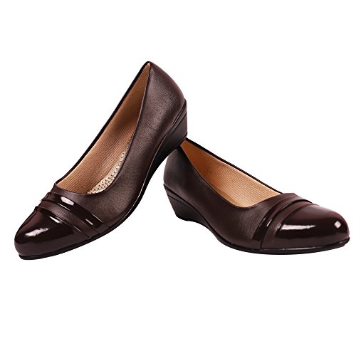 Denill Casual | Latest Collection | Comfortable Stylish Solid Wedge Heel Slip-On Bellies & Ballerina for Womens & Girls 3 Denill Casual | Latest Collection | Comfortable Stylish Solid Wedge Heel Slip-On Bellies & Ballerina for Womens & Girls - Image 3