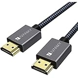 High Speed HDMI Cable, 4K HDMI Cable iVanky 6.6 ft HDMI 2.0 Cable 18Gbps, 4K HDR, 3D, 2160P, 1080P, Ethernet - Braided HDMI Cord 30AWG, Audio Return(ARC) Compatible UHD TV, Blu-ray, Xbox, PS4, PS3, PC
