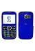 Blue Rubberized Hard Phone Cover for Pantech Link P7040 AT&T Protector Case