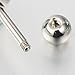 2pcs Star Stud Earrings for Men Women, Stainless Steel Screw Back, Satin Finished