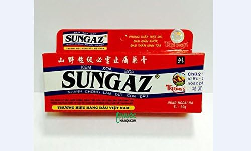 6 Tubes Sungaz Massage Cream-Quick Muscles Pain Relief - Better Salonpas Gel-30g- Ship from USA time 7-14 Days